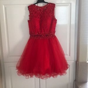 Red prom/formal dress